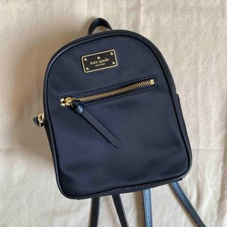 ケイトスペードニューヨーク(kate spade new york)の【美品】kate spade ケイトスペード ブラック リュック(リュック/バックパック)