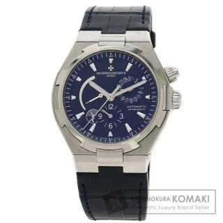 ヴァシュロンコンスタンタン(VACHERON CONSTANTIN)のVACHERON CONSTANTIN 47450/000A-9039 オーバーシーズ デュアルタイム 腕時計 SS 革 メンズ(腕時計(アナログ))