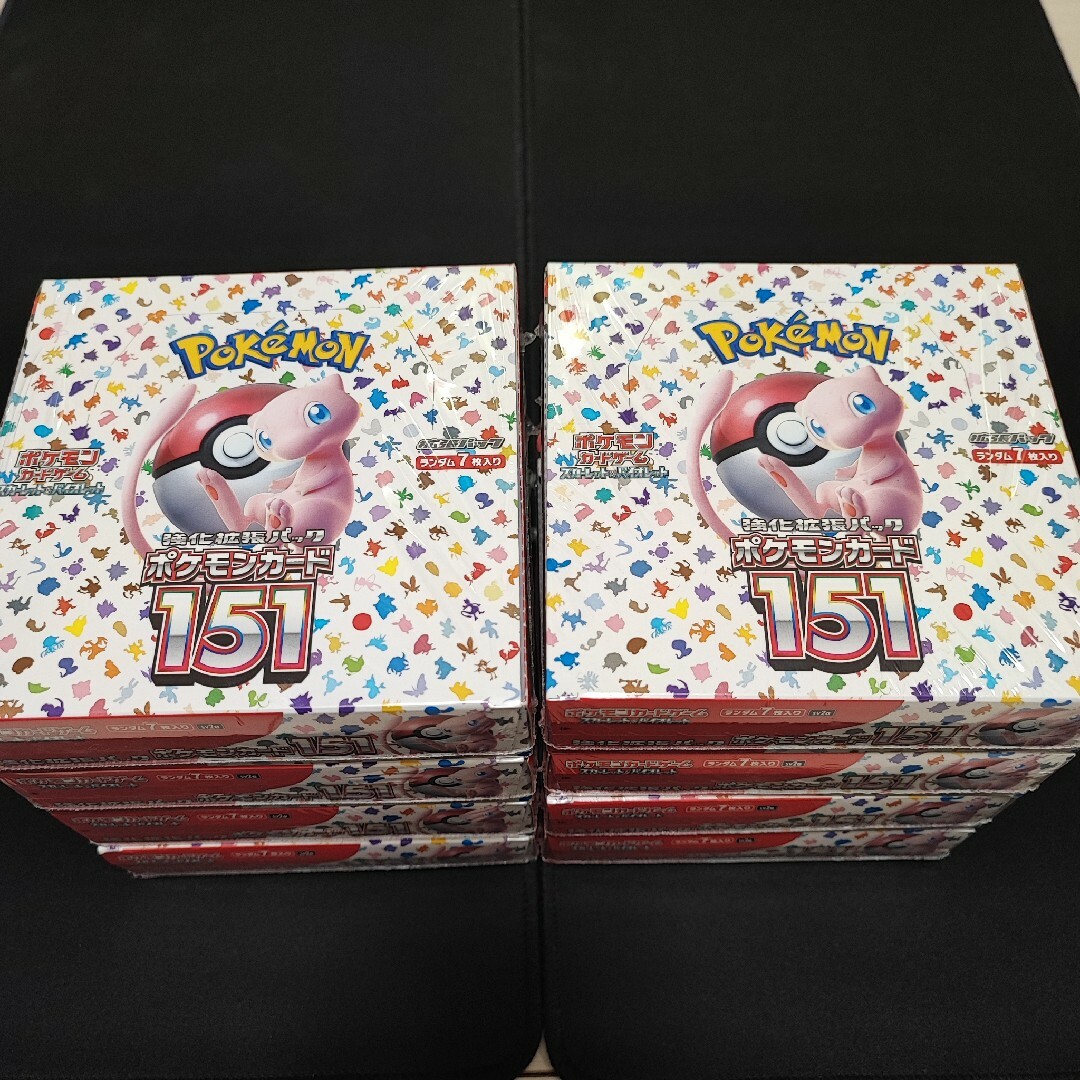 ポケモンカード151 8BOX シュリンク付き