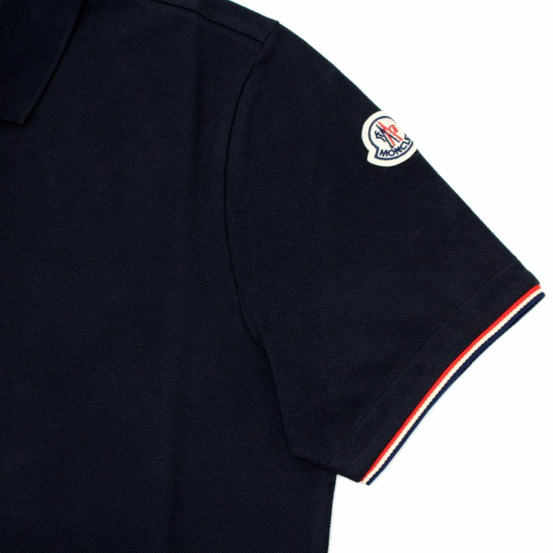 75 MONCLER モンクレール ネイビー 半袖 ポロシャツ size M