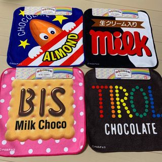 【新品】チロルチョコ　ミニタオル　(タオル/バス用品)