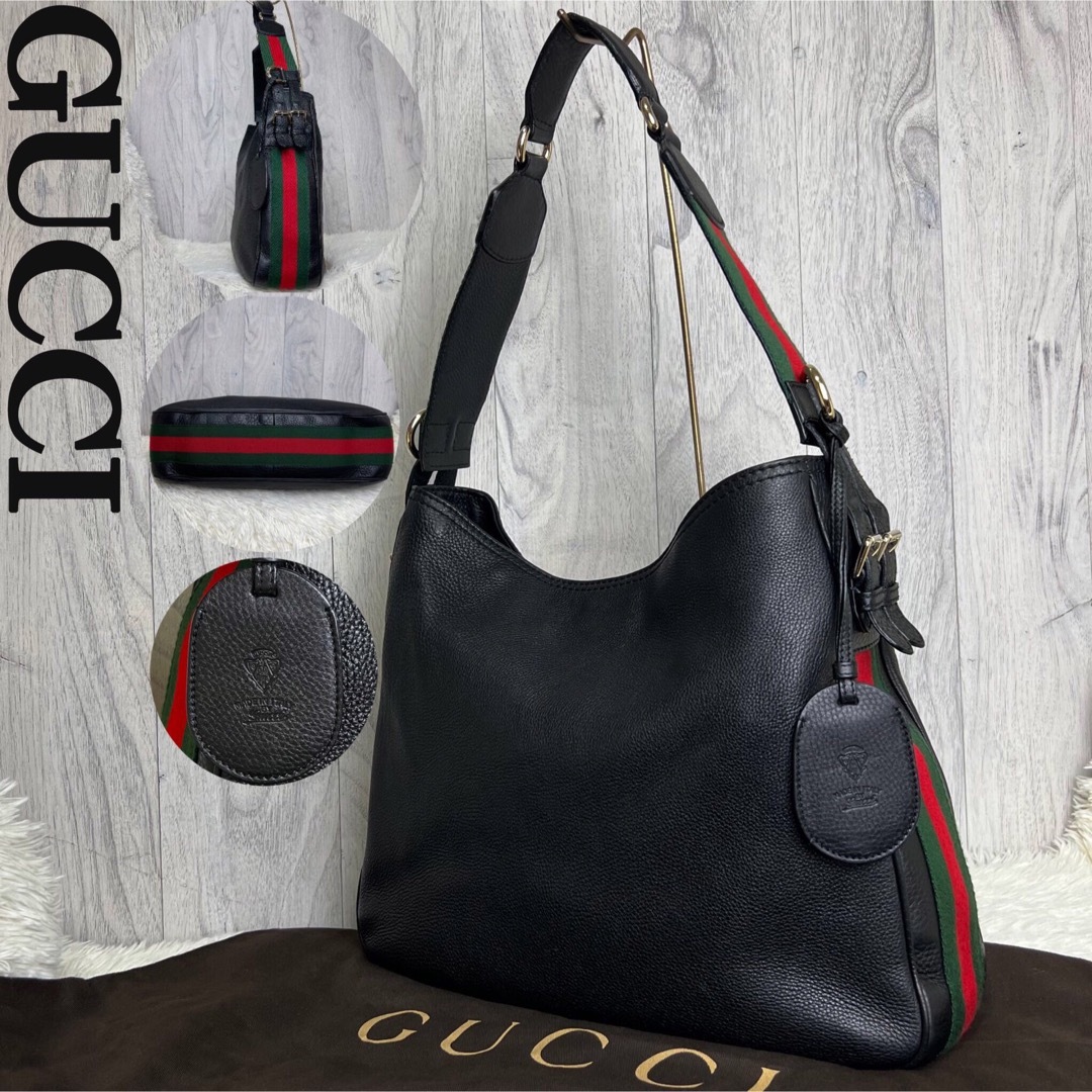 Gucci - 人気♡GUCCI グッチ ビッグ シェリーライン レザー ショルダー