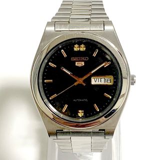 セイコー(SEIKO)のSEIKO5 6309-8980  黒 コンビゴールド　アンティーク　ラグスポ(腕時計(アナログ))