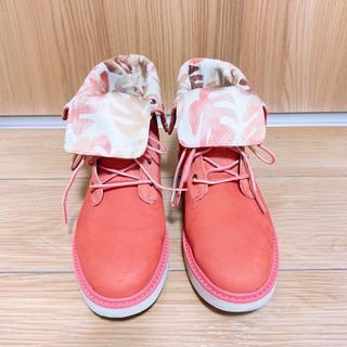 ティンバーランド(Timberland)のティンバーランド ブーツ ピンク 23.5 軽い 靴 かわいい 早い者勝ち(ブーツ)