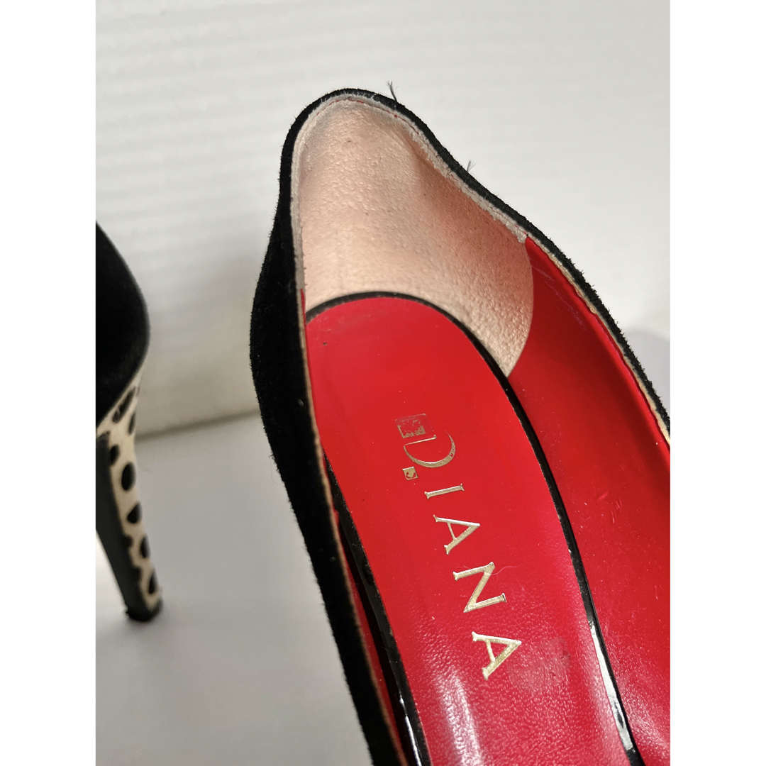 DIANA(ダイアナ)の【最終価格】DIANA ダイアナ ダルメシアン柄 ハイヒール  レディースの靴/シューズ(ハイヒール/パンプス)の商品写真