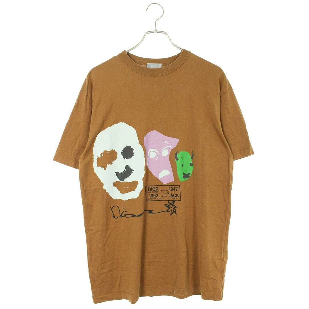 ディオール  22AW  283J641B0677 プリントデザインTシャツ メンズ XS