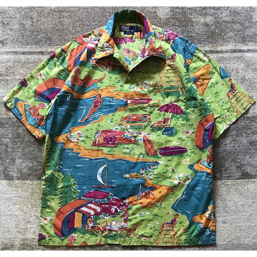 POLO RALPH LAUREN - 最高のリゾート柄 夏の主役服 90's ラルフ POLO RALPH LAUREN - 最高のリゾート柄 夏の主役服 90's ラルフ