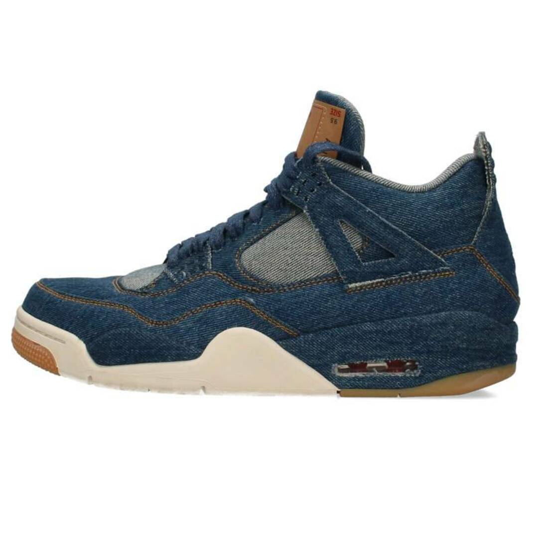 ナイキ ×リーバイス LEVI'S  AIR JORDAN 4 RETRO LEVIS NRG AO2571-401 エアジョーダン4レトロスニーカー  メンズ 27.5cm