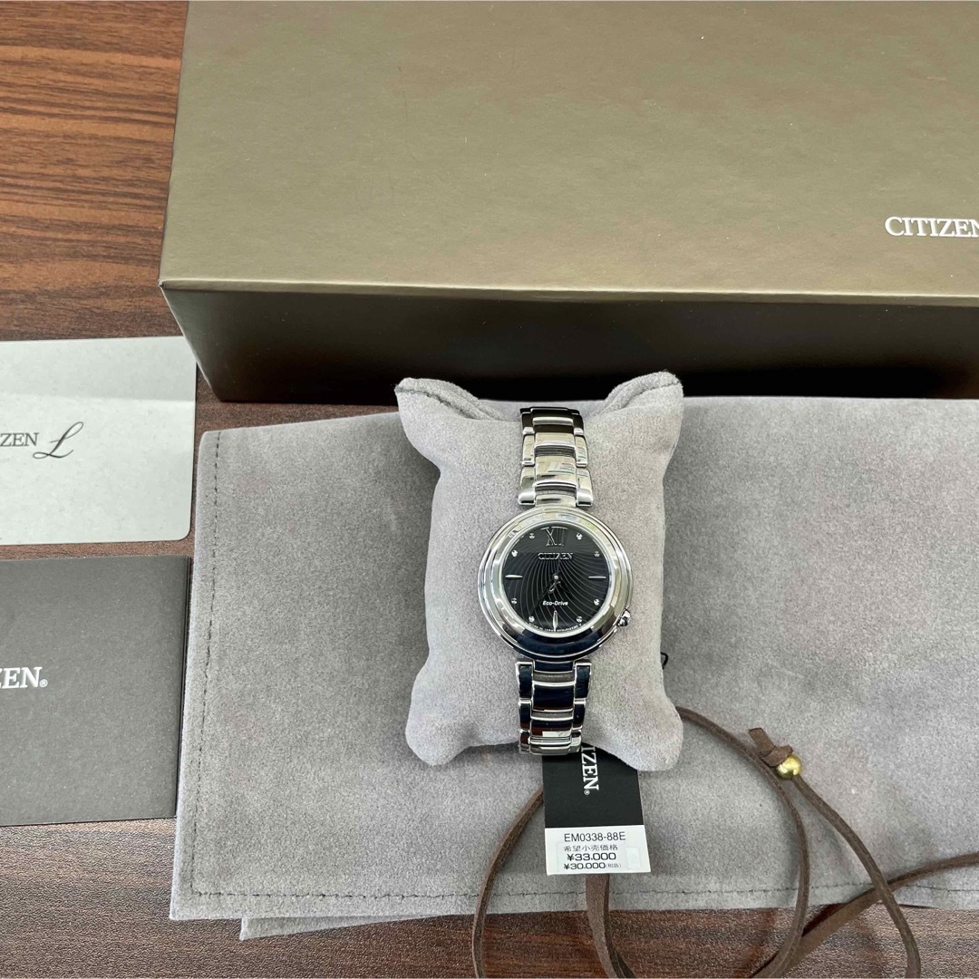 CITIZEN(シチズン)の新品 シチズン エル エコドライブ 腕時計 EM0338-88E レディースのファッション小物(腕時計)の商品写真