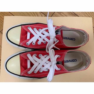 オールスター(ALL STAR（CONVERSE）)のコンバース オールスター オックス レッド　23.5cm(スニーカー)