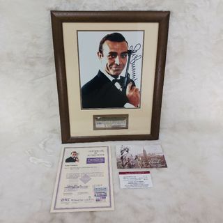 ✨極美品✨♥️SEAN CONNERY♥️サイン & ポスター フォトフレーム(フォトフレーム)