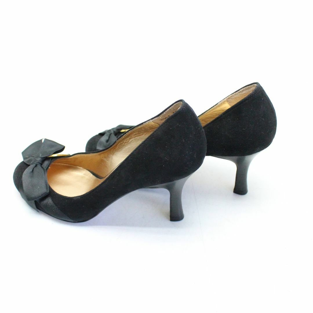 Rebecca Taylor(レベッカテイラー)の未使用品 レベッカテイラー 本革ヌバックパンプス 22　S5 レディースの靴/シューズ(ハイヒール/パンプス)の商品写真