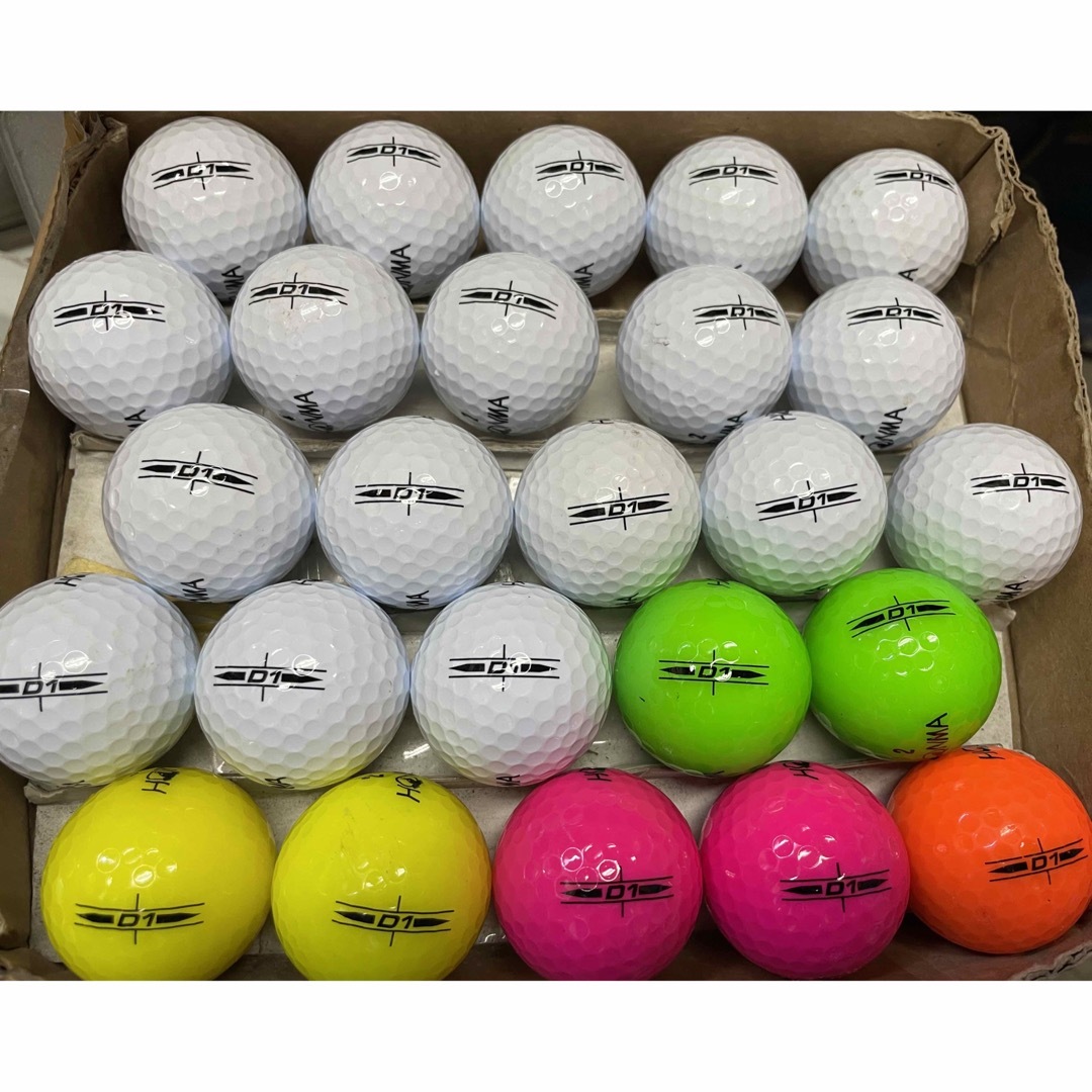 本間ゴルフ(ホンマゴルフ)のロストボール　25球　ホンマ スポーツ/アウトドアのゴルフ(その他)の商品写真