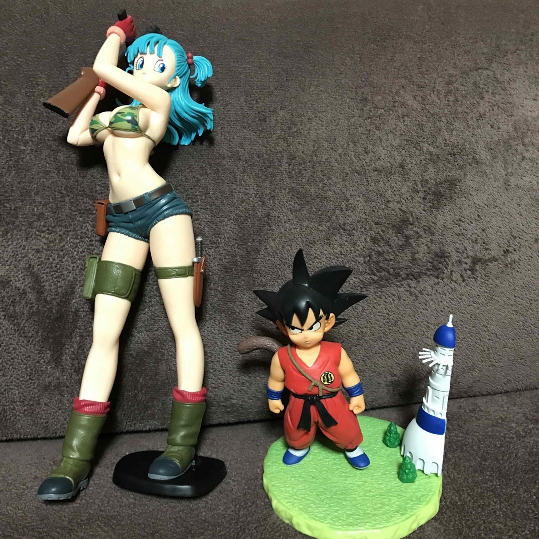 ドラゴンボールブルマフィギュア幼少期悟空ジオラマフィギュアセット