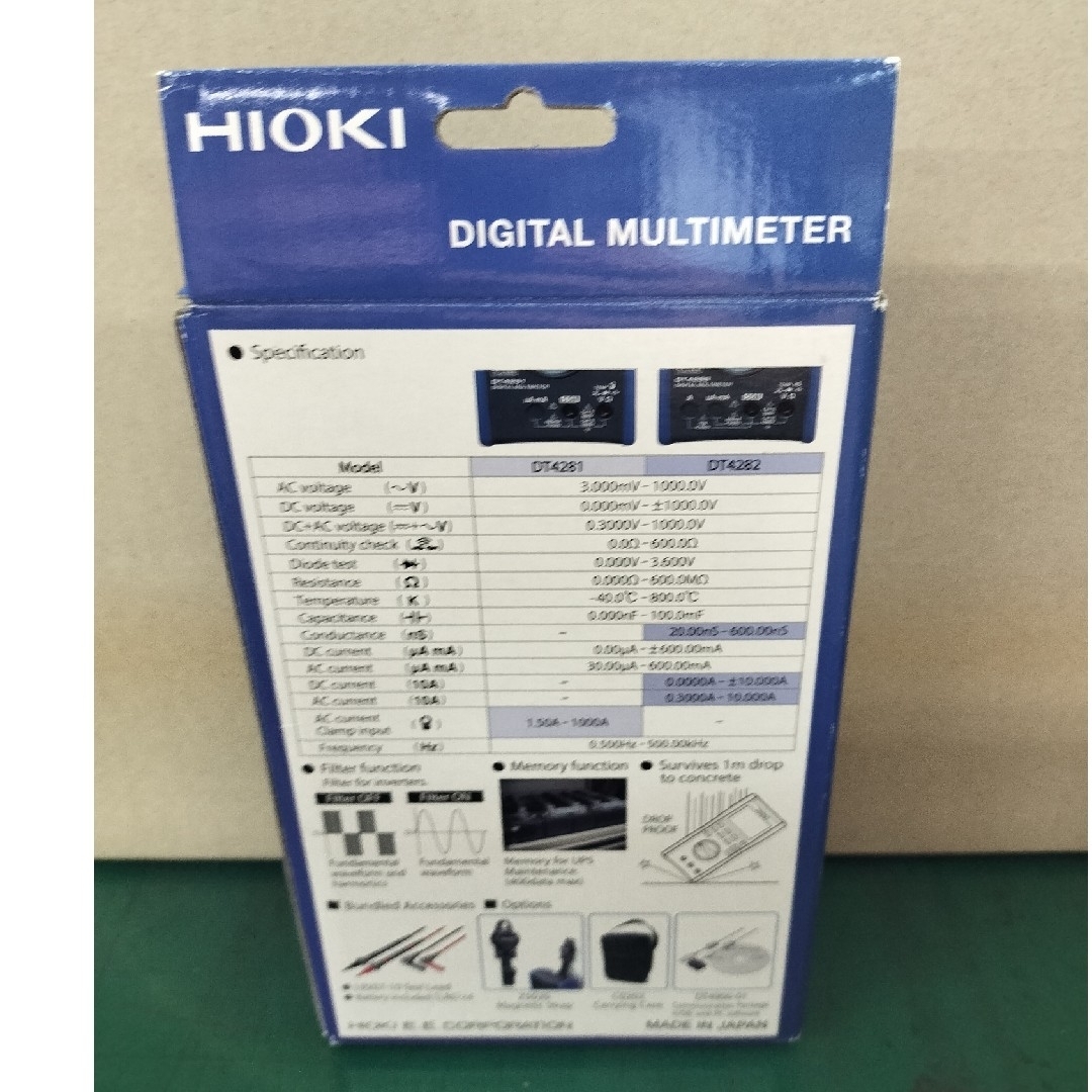 HIOKI デジタルマルチテスター DT4281(新品) ② 工具/メンテナンス