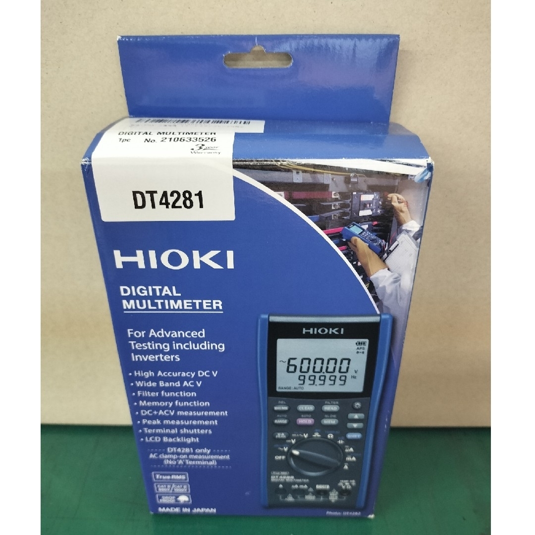 HIOKI デジタルマルチテスター DT4281(新品) ② 工具/メンテナンス