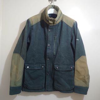 マナスタッシュ(MANASTASH)の★美品★マナスタッシュ　ヘンプジャケット　麻ジャケット　size Ｌ　グリーン(その他)