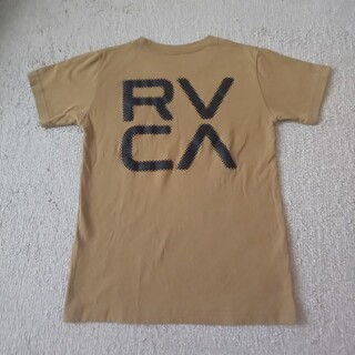 ルーカ(RVCA)のRVCA 半袖Tシャツ 140㎝ ﾊﾞｯｸﾛｺﾞ ｻﾝﾄﾞﾍﾞｰｼﾞｭ(Tシャツ/カットソー)