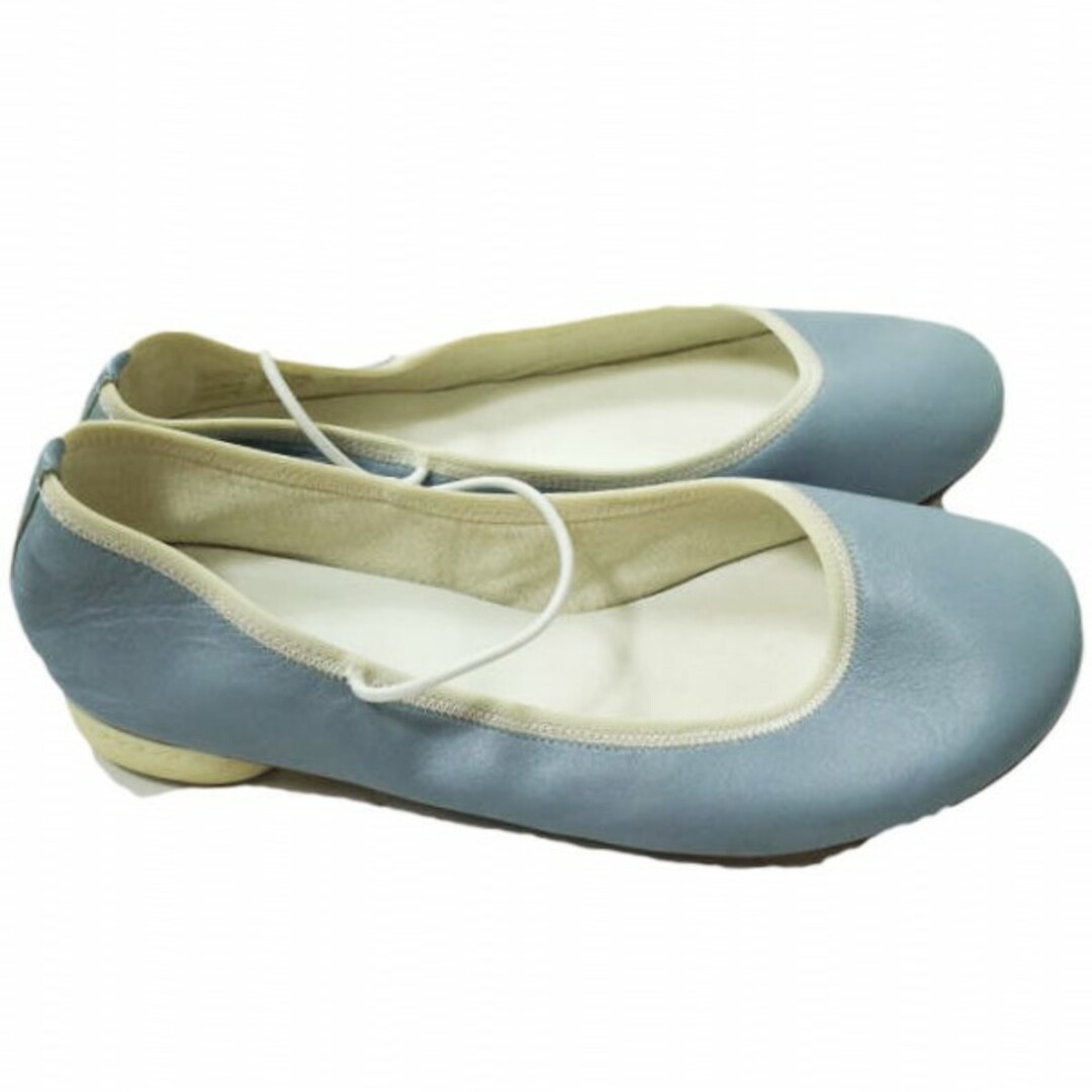 repetto(レペット)のrepetto レペット フランス製 レザーストラップシューズ 38(24cm) ブルー バレエシューズ LIO メリージェーン フラットソール シューズ【中古】【repetto】 レディースの靴/シューズ(バレエシューズ)の商品写真