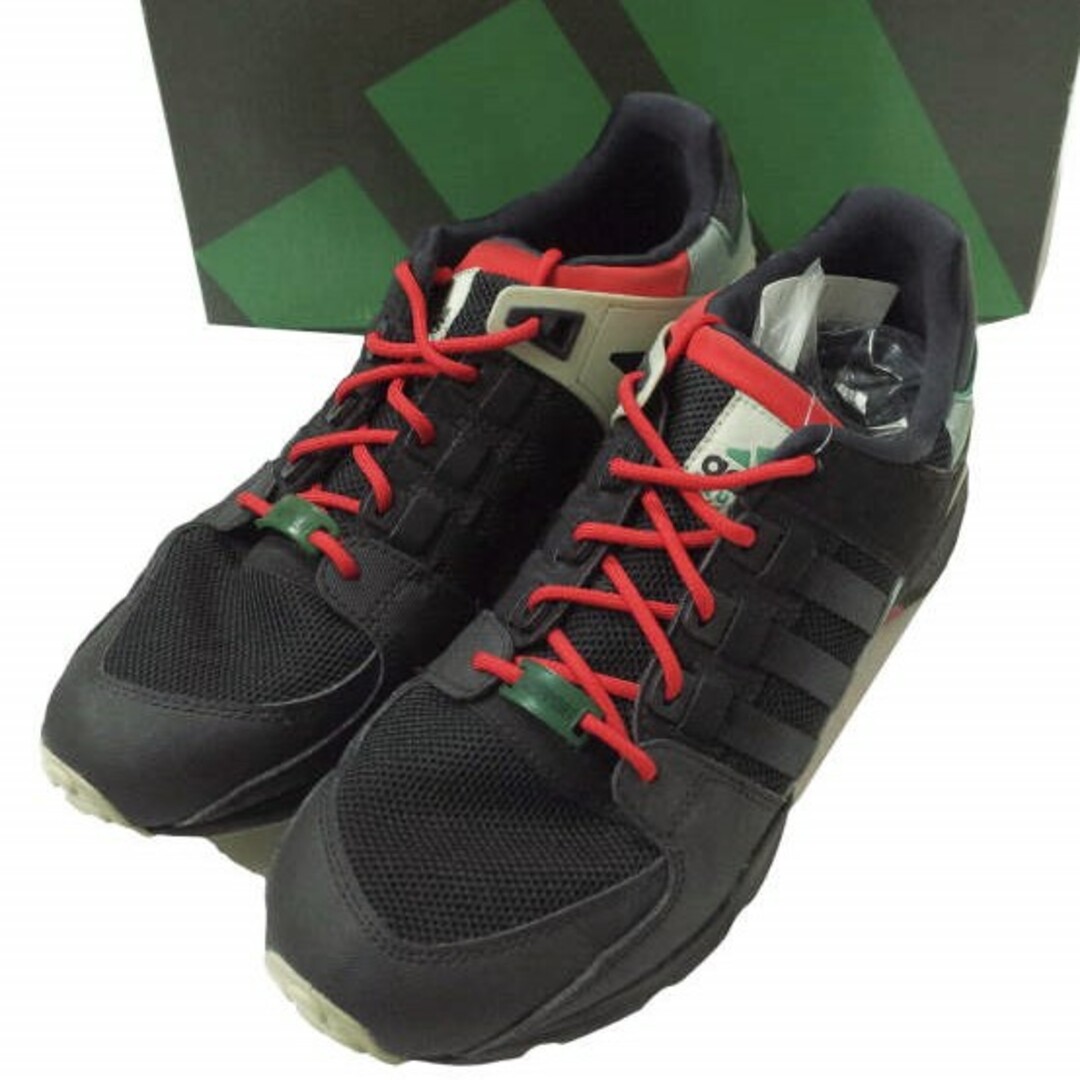 adidas(アディダス)のadidas アディダス EQT RUNNING SUPPORT 93 エキップメント ランニング サポート 93 B24779 US10(28cm) BLACK/GREEN/CARBON スニーカー シューズ【中古】【adidas】 メンズの靴/シューズ(スニーカー)の商品写真