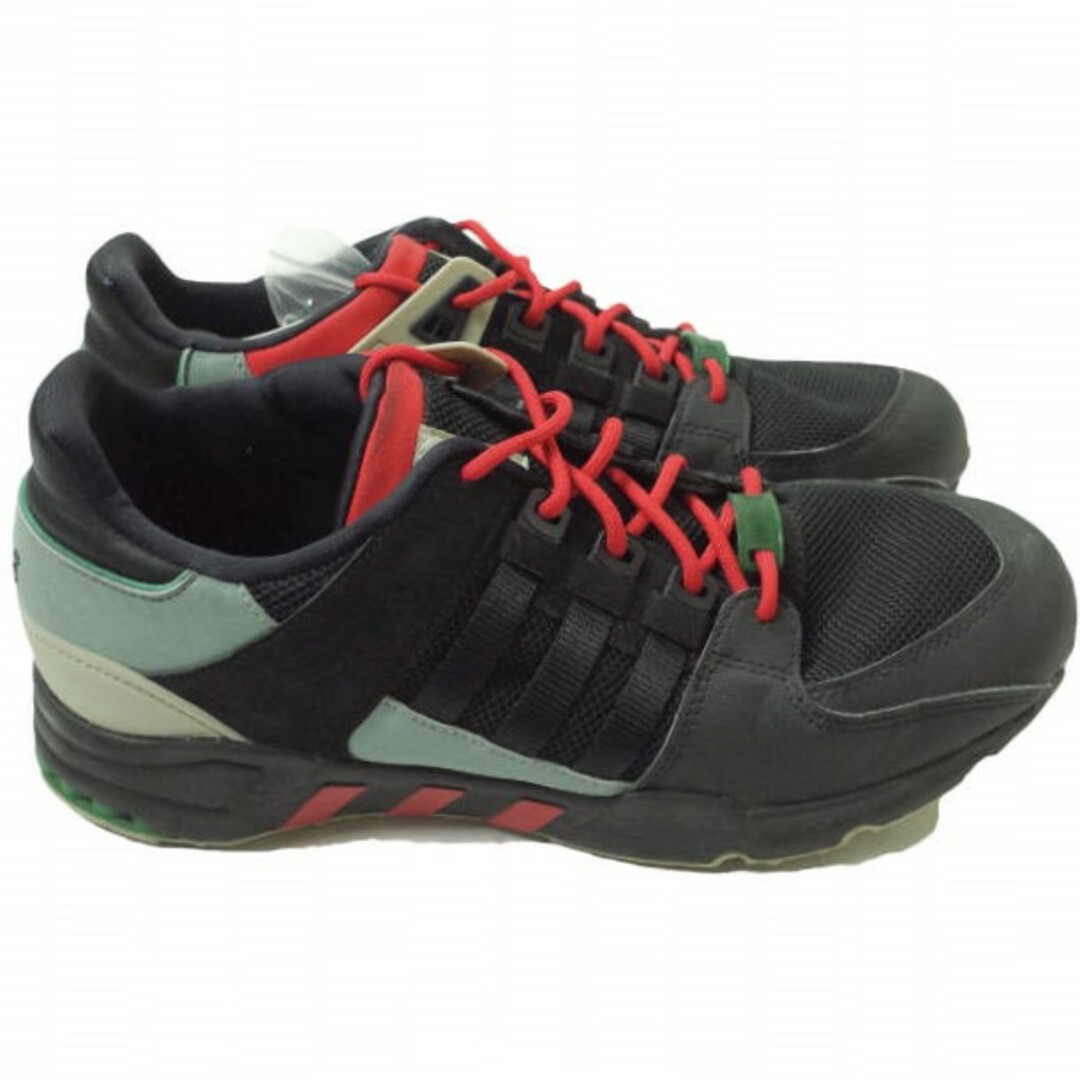 adidas(アディダス)のadidas アディダス EQT RUNNING SUPPORT 93 エキップメント ランニング サポート 93 B24779 US10(28cm) BLACK/GREEN/CARBON スニーカー シューズ【中古】【adidas】 メンズの靴/シューズ(スニーカー)の商品写真