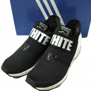 ホワイトマウンテニアリング(WHITE MOUNTAINEERING)のWHITE MOUNTAINEERING x adidas Originals ホワイトマウンテニアリング アディダス オリジナルス 別注 ZX FLUX PLUS WM ゼットエックス プラス AQ3270 US9(27cm) BLACK/WHITE スリッポン スニーカー シューズ【中古】【WHITE MOUNTAINEERING × adidas Originals】(スニーカー)