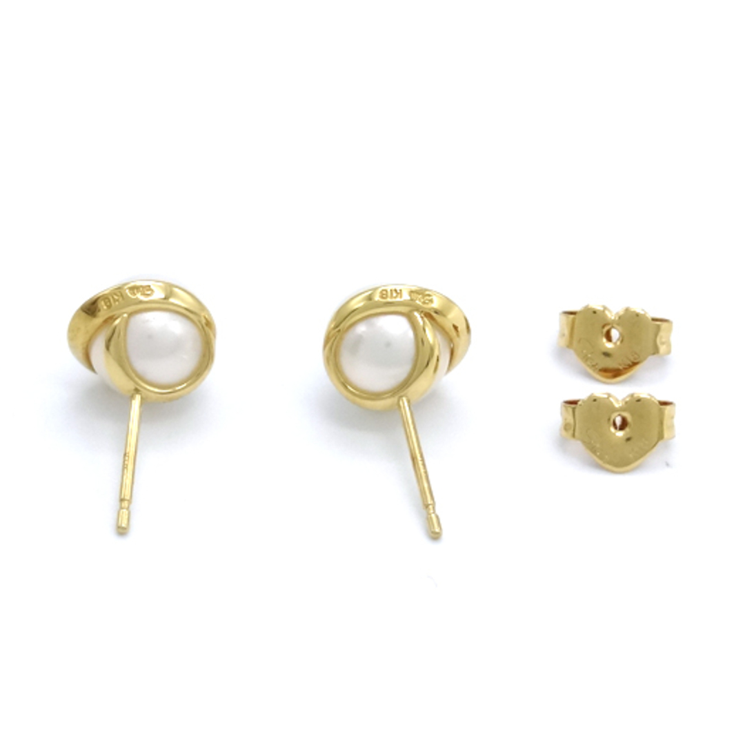 スタージュエリー あこや パールムーン ピアス K18 イエローゴールド 真珠 ジュエリー STAR JEWELRY