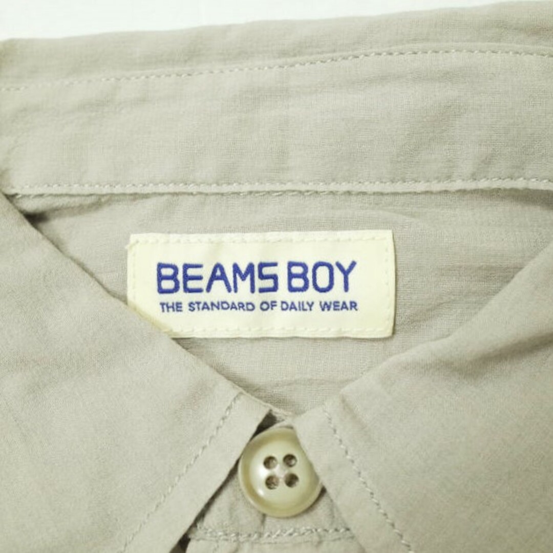 BEAMS BOY(ビームスボーイ)のBEAMS BOY ビームスボーイ 23SS コットンボイルポケットシャツ 13-11-0113-652 ONE SIZE ベージュ 長袖 トップス【中古】【BEAMS BOY】 レディースのトップス(シャツ/ブラウス(長袖/七分))の商品写真