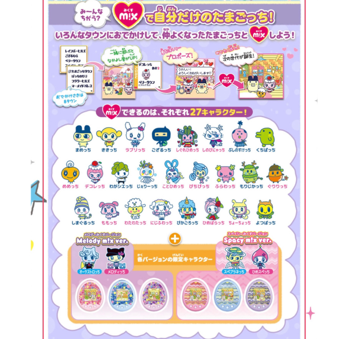 Tamagotchi m!x Melody m!x ver. ブルー 7