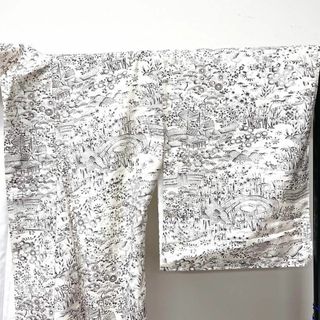 結城紬 茶屋辻模様の小紋 着物の通販 by TSUMUGI re:KIMONO shop|ラクマ