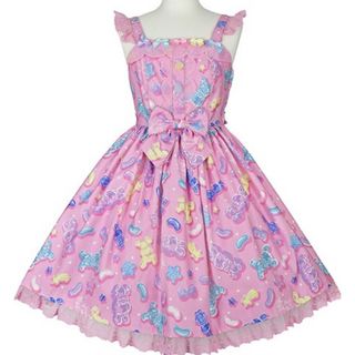 アンジェリックプリティー(Angelic Pretty)の【未使用新品】Angelic Pretty Jelly Candy Toys(ひざ丈ワンピース)