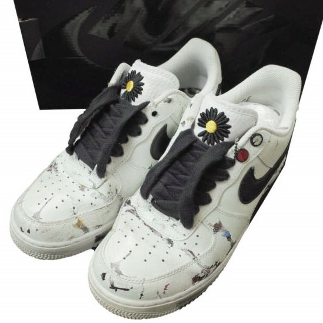 PEACEMINUSONE x NIKE ピースマイナスワン ナイキ 別注 AIR FORCE 1 07 PARA-NOISE エアフォース 1 07  パラノイズ DD3223-100 US8(26cm) WHITE/BLACK-WHITE BIGBANG G-DRAGON スニーカー ...