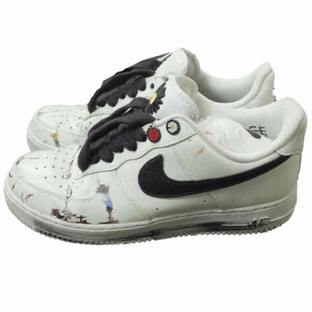 PEACEMINUSONE x NIKE ピースマイナスワン ナイキ 別注 AIR FORCE 1 07 PARA-NOISE エアフォース 1 07  パラノイズ DD3223-100 US8(26cm) WHITE/BLACK-WHITE BIGBANG G-DRAGON スニーカー ...