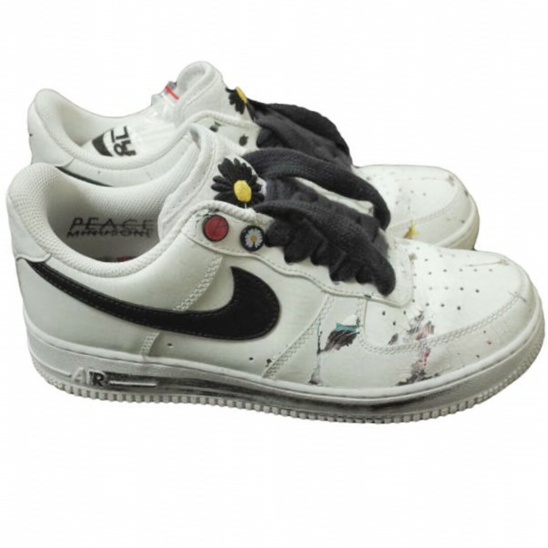 PEACEMINUSONE x NIKE ピースマイナスワン ナイキ 別注 AIR FORCE 1 07 PARA-NOISE エアフォース 1 07  パラノイズ DD3223-100 US8(26cm) WHITE/BLACK-WHITE BIGBANG G-DRAGON スニーカー ...