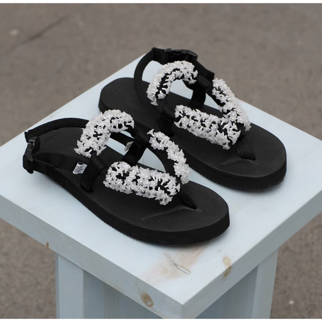 cecilie bahnsen × SUICOKE ビーズサンダル US4