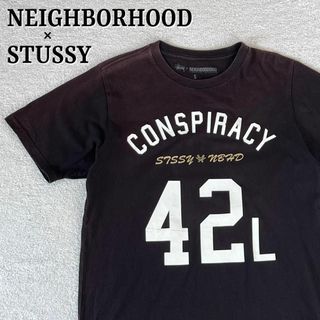 ネイバーフッド(NEIGHBORHOOD)の入手困難 stussy NEIGHBORHOOD コラボ Tシャツ(Tシャツ/カットソー(半袖/袖なし))