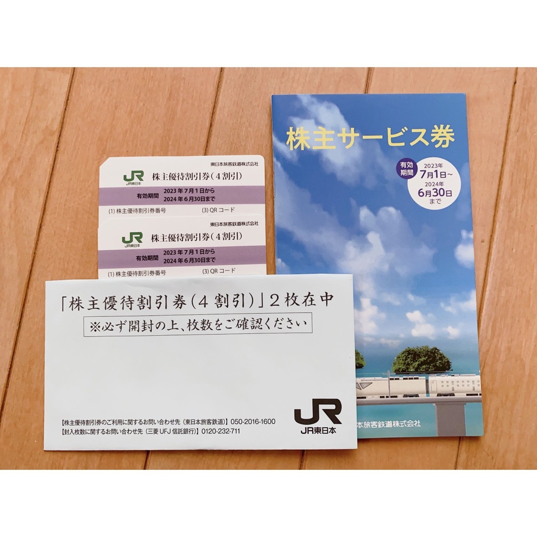 JR東日本　株主優待割引券-株主サービス券 チケットの乗車券/交通券(その他)の商品写真