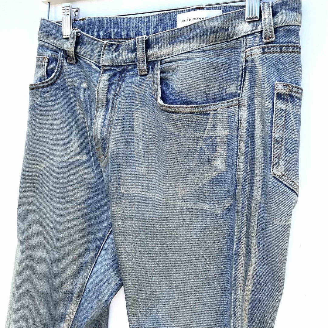 DIOR HOMME - FAITH CONNEXION シルバーコーティングデニム 28の通販