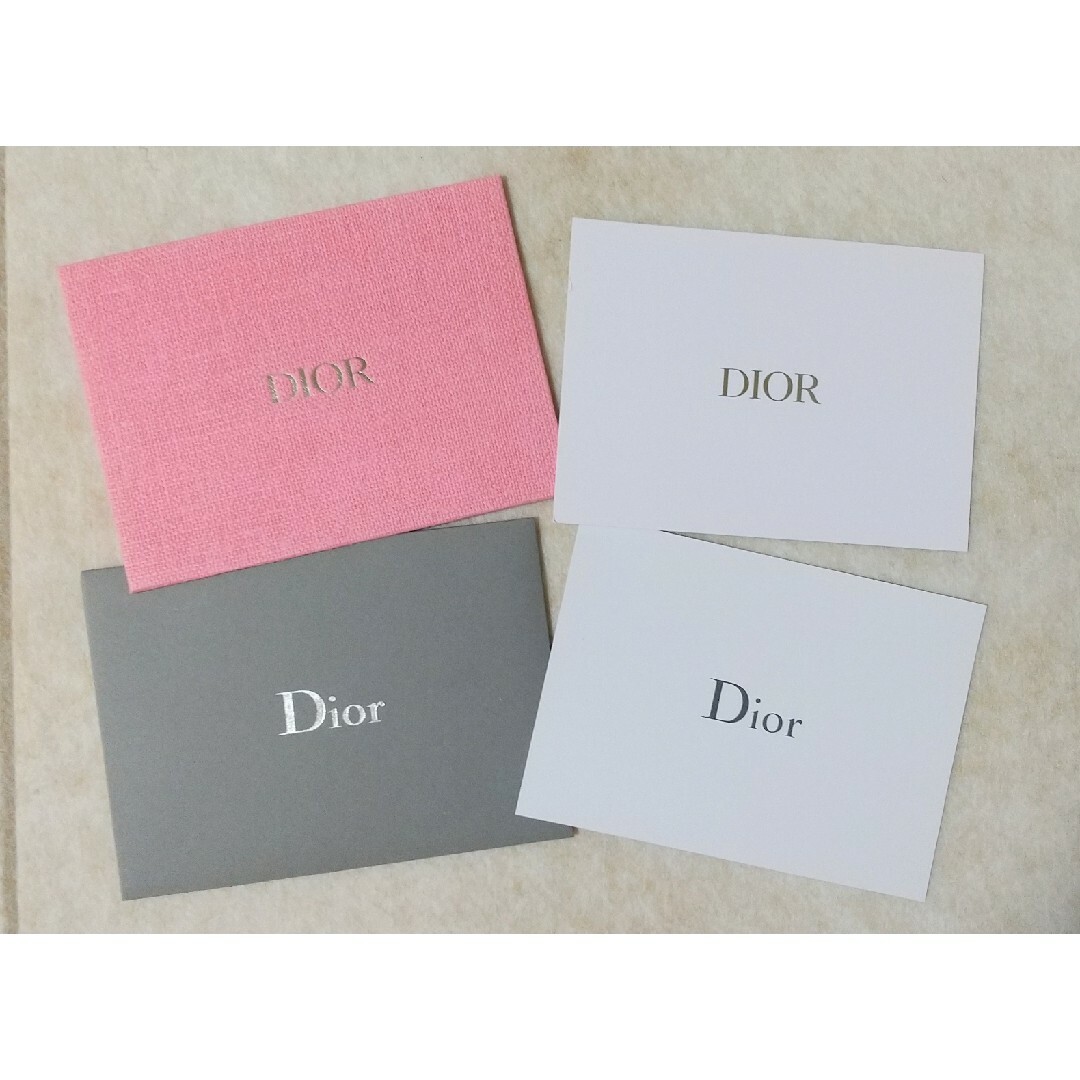 Dior(ディオール)の[６枚セット]ディオール/封筒/メッセージカード インテリア/住まい/日用品のオフィス用品(ラッピング/包装)の商品写真