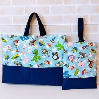 er1111様専★ハンドメイド🦕トイストーリー🦕上靴入れ(レッスンバッグ)