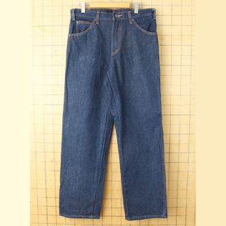 ディッキーズ(Dickies)のUSA Dickiesディッキーズ デニムワークパンツ ブルー W32 ss82(デニム/ジーンズ)