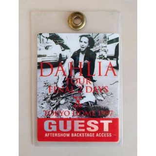 非売品 希少レア『X JAPAN DAHLIAツアー Guestパス』(ミュージシャン)