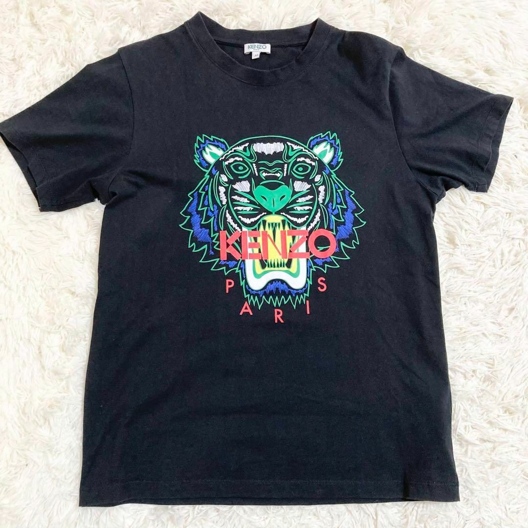 KENZO(ケンゾー)の【即完売モデル】ケンゾー☆ビッグロゴ　タイガー　虎　半袖Tシャツ　 入手困難 メンズのトップス(Tシャツ/カットソー(半袖/袖なし))の商品写真