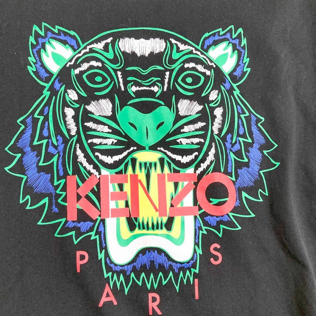 KENZO(ケンゾー)の【即完売モデル】ケンゾー☆ビッグロゴ　タイガー　虎　半袖Tシャツ　 入手困難 メンズのトップス(Tシャツ/カットソー(半袖/袖なし))の商品写真