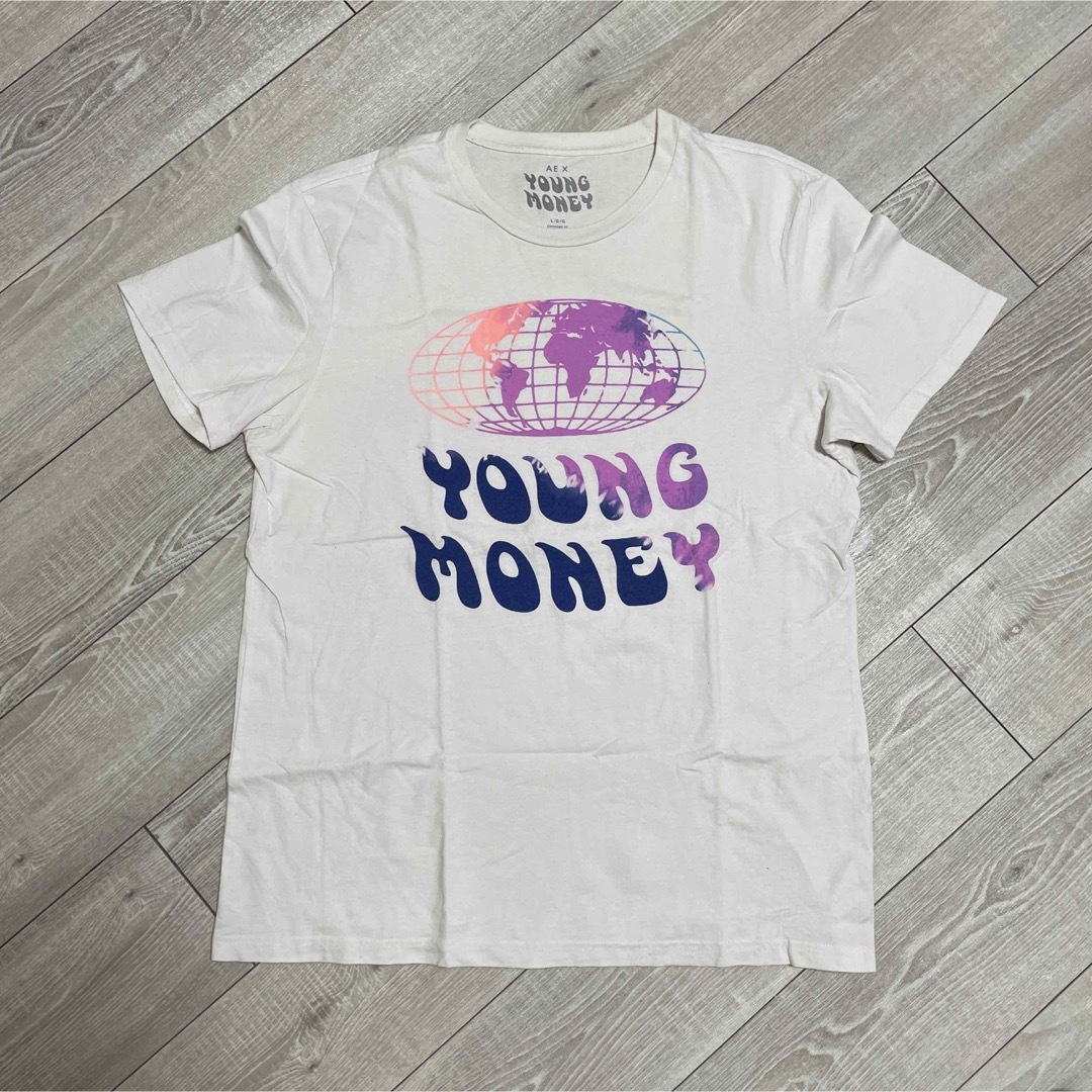MUSIC TEE(ミュージックティー)のAE X YOUNG MONEYコラボ タイダイTシャツ L lil wayne メンズのトップス(Tシャツ/カットソー(半袖/袖なし))の商品写真