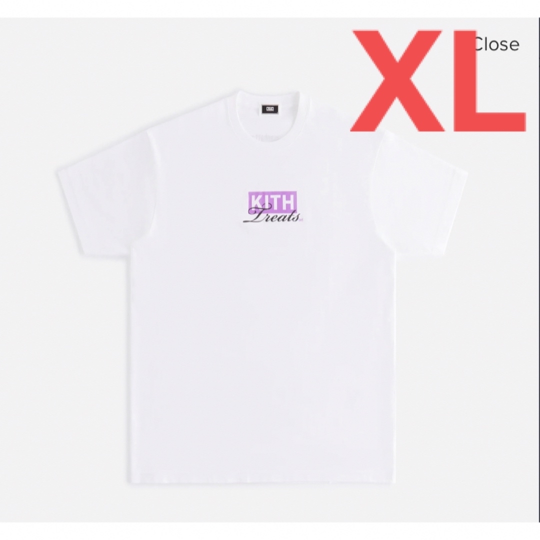 KITH TREATS CAFE BOX LOGO ボックスロゴ Tシャツ 青