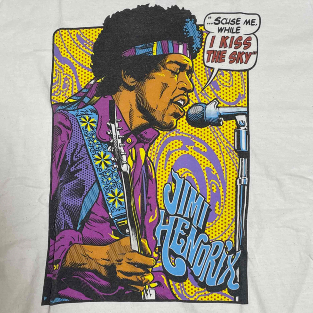 MUSIC TEE(ミュージックティー)のliquid blue 古着 Jimi Hendrix ジミヘン 半袖 Tシャツ メンズのトップス(Tシャツ/カットソー(半袖/袖なし))の商品写真