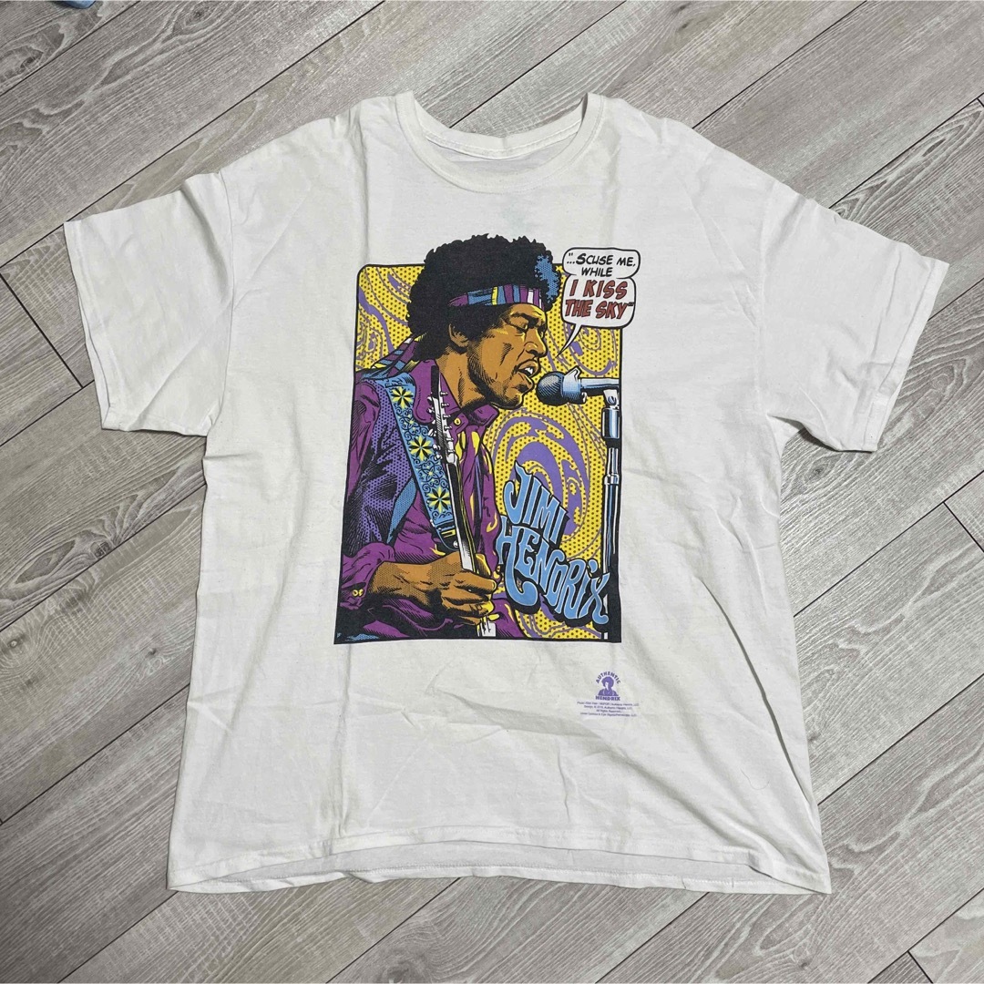 MUSIC TEE(ミュージックティー)のliquid blue 古着 Jimi Hendrix ジミヘン 半袖 Tシャツ メンズのトップス(Tシャツ/カットソー(半袖/袖なし))の商品写真