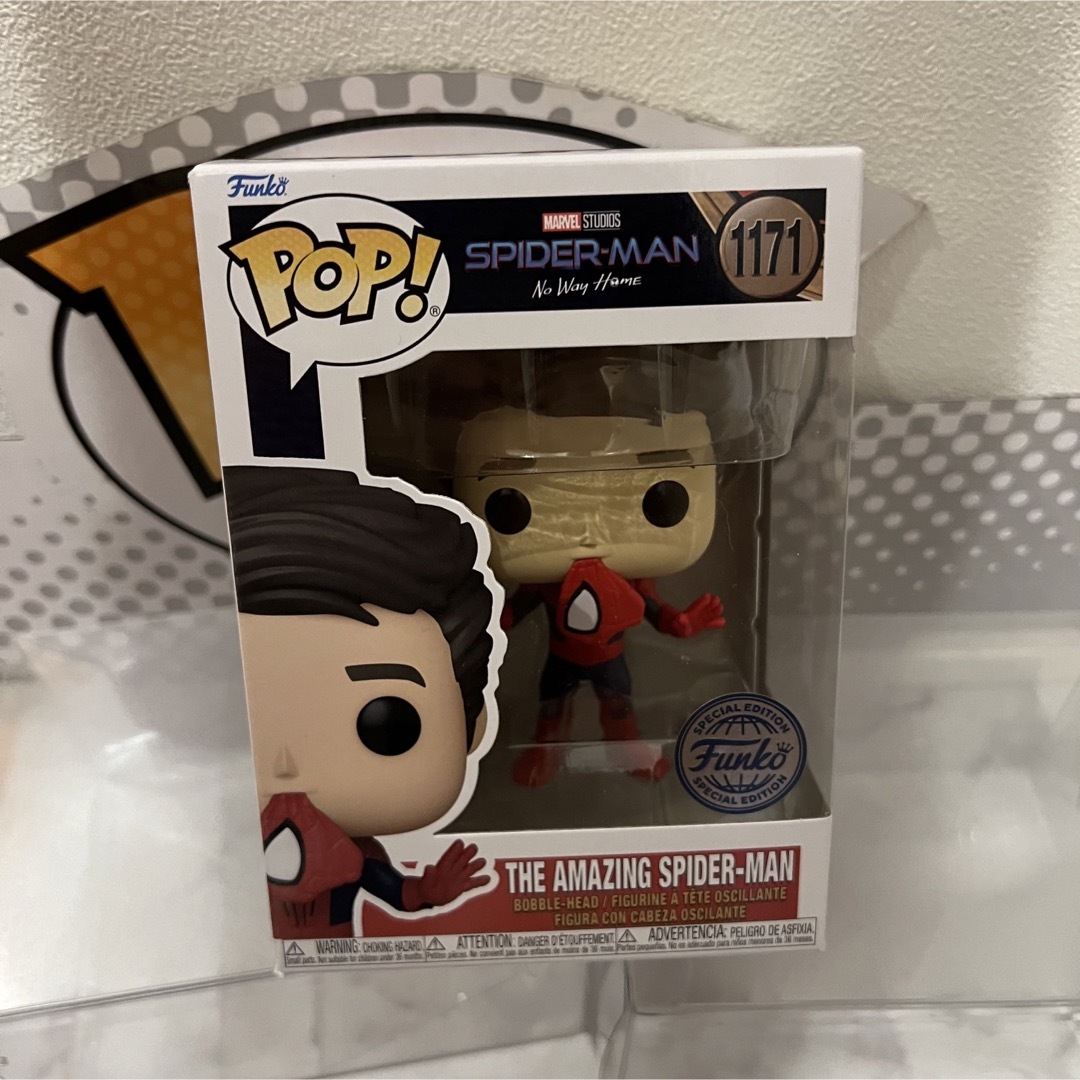 MARVEL(マーベル)のレアFUNKO POP!  NWH アメイジングスパイダーマンver.  限定 エンタメ/ホビーのフィギュア(アメコミ)の商品写真