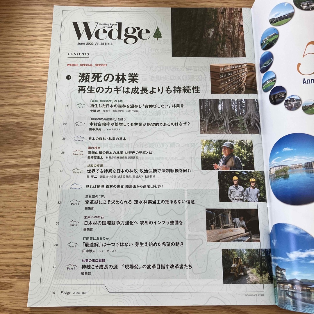 Wedge(ウェッジ) 2023年 06月号 エンタメ/ホビーの雑誌(ビジネス/経済/投資)の商品写真
